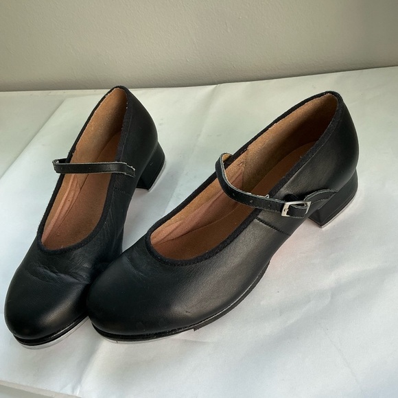 Bloch Shoes - BLOCH Techno Tap Ladies Black Leather Mary Jane-Style Dance Shoe Fits Like Sz5